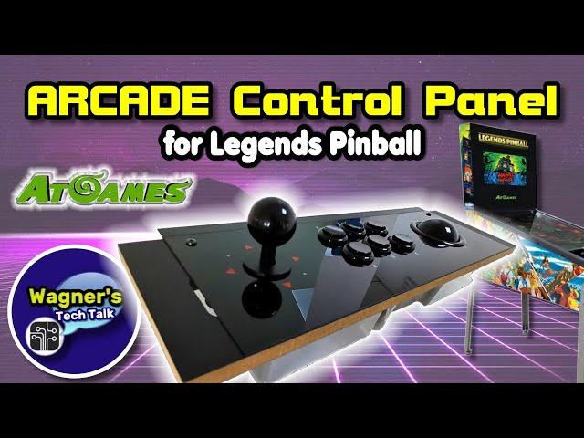 AtGames Legends Pinball Control Panel Setup + Game Play