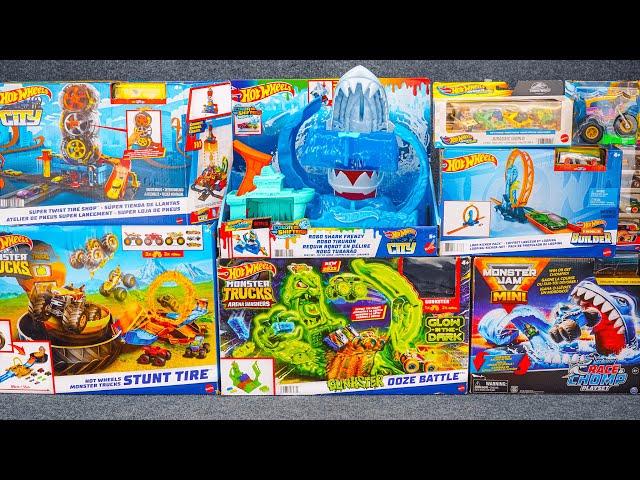 Hot Wheels Collection Unboxing Review ASMR | Hot Wheels City Color Changing Robo Shark Frenzy