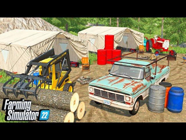 I Start A Off-Grid Farm From $0? | Farming Simulator 22