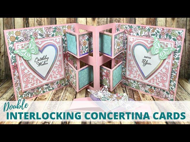 Double Interlocking Concertina Cards | 2 SHOWSTOPPER Designs!