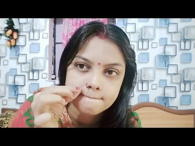 nose piercing challenge // first time try kiya hai //puja mondal vlog 