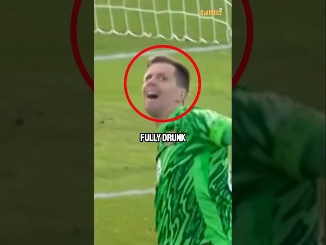 Szczęsny came back to football just to troll around. (Bro doesn’t care about any rules. )