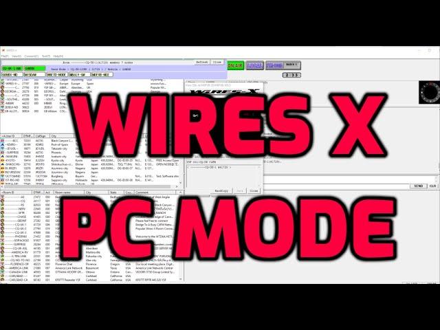 WIRES X PC MODE-YAESU FTM300