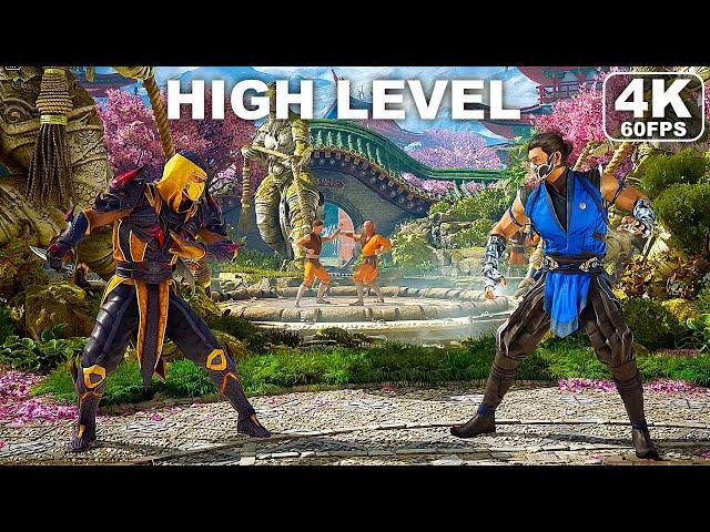 Mortal Kombat 1 Scorpion Vs Sub Zero High Level Gameplay MK1