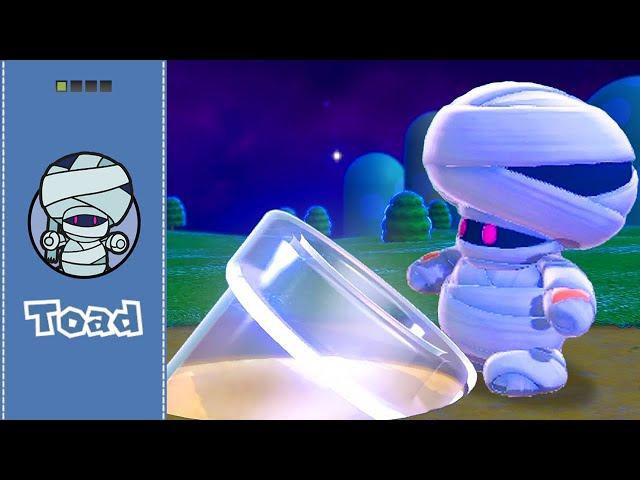 Playable Mummy Toad in Super Mario 3D World