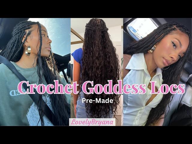 DIY Crochet Goddess/Boho Locs (Pre-made) | bodywave YWigs x LovelyBryana