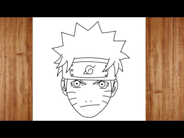 How to draw NARUTO UZUMAKI step by step