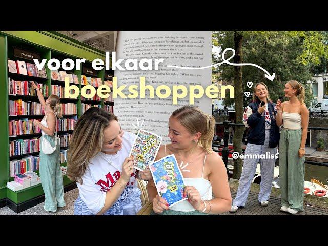 boekshoppen voor elkaars verjaardag + lezen met @emmateubel (in Broese Utrecht)