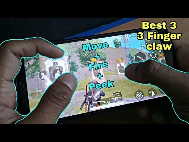 Best 3 Finger Claw Setting | Move + Peek + Fire | Pubg mobile