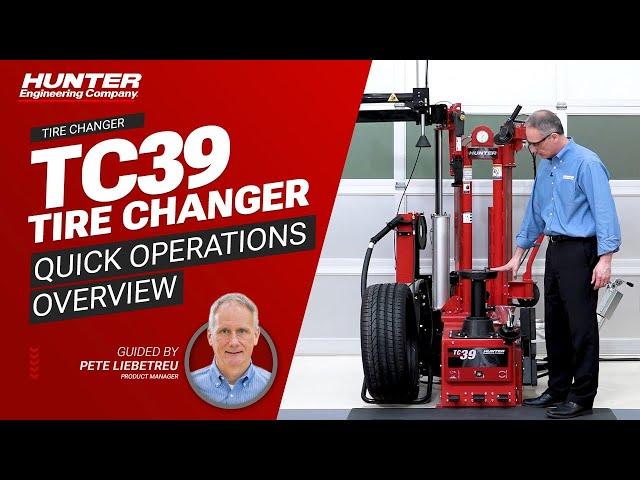 TC39 Tire Changer Operation - Hunter Engineering Company