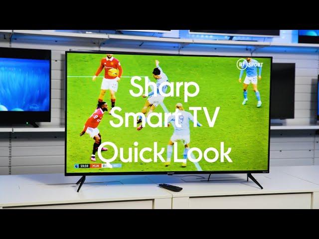 SHARP 55" Smart 4K Ultra HD HDR LED TV - Quick Look