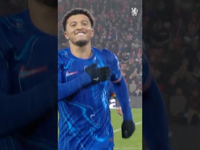 SANCHO'S first Chelsea goal!