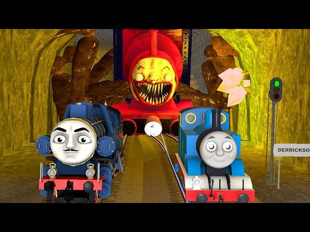 Building A Cursed Choo Choo Charles Chasing Thomas Train & Friends in Garry's Mod