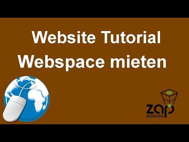 Website Tutorial: Webspace mieten und was man dabei unbedingt beachten sollte