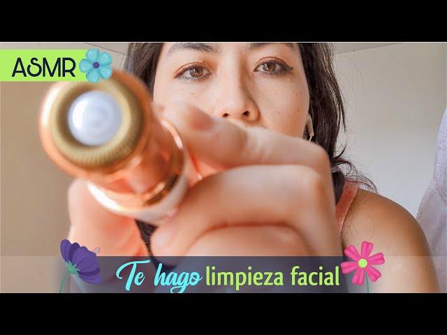 ASMR TE HAGO LIMPIEZA FACIAL // en español