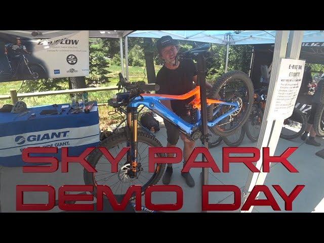 Sky Park Bike Fest 2019 / Test Ride Giant Reign, Trance, SX, Stump Jumper and Levo E bikes