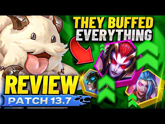 ONLY Buffs for Patch 13.7 | TFT Patch Review