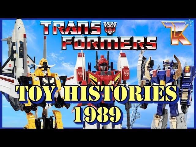 History of Transformers 1989 | G1 Victory Cartoon | Vintage Takara Toys | Micromasters Deathsaurus