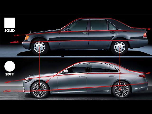 I redesign the new S-Class into 90s style!