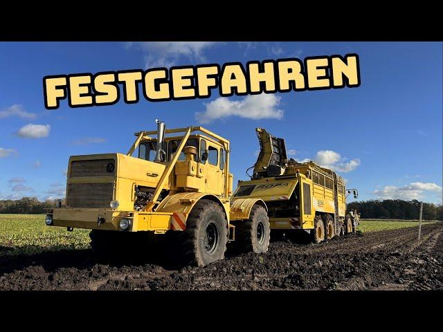 Rübenroder versenkt | K700a Retter in der Not | Farmvlog #154