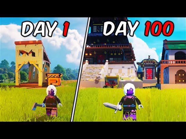 I Spent 100 Days in LEGO FORTNITE! Here's What Happened..