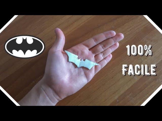 Fabriquer un  MINI BATARANG avec du papier ALUMINIUM