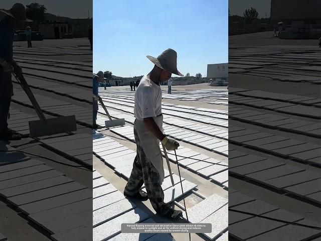 External Wall Decorative Stone Plate Drying Technique !