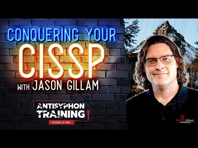 Conquering your CISSP with Jason Gillam from Secure Ideas #livestream #CISSP #infosec