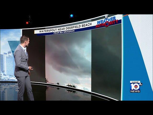 Video shows waterspout near Deerfield Beach