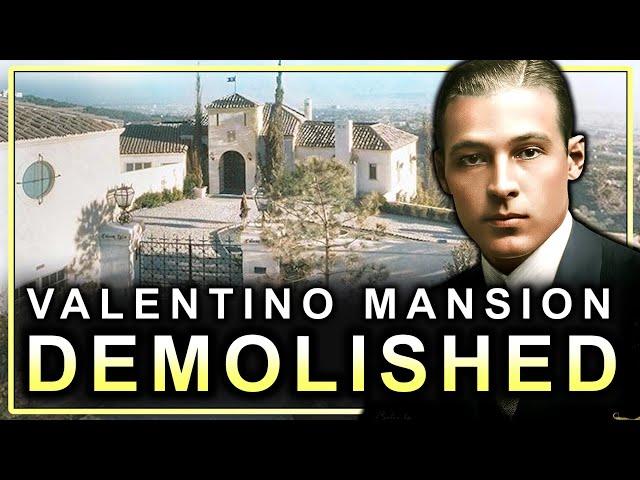 Why The Ultimate "Old Hollywood" Mansion Was Destroyed: Rudolph Valentino's "Falcon Lair"