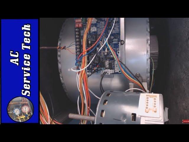 HVAC ECM Variable Speed Blower Motor Troubleshooting! Simple Testing!