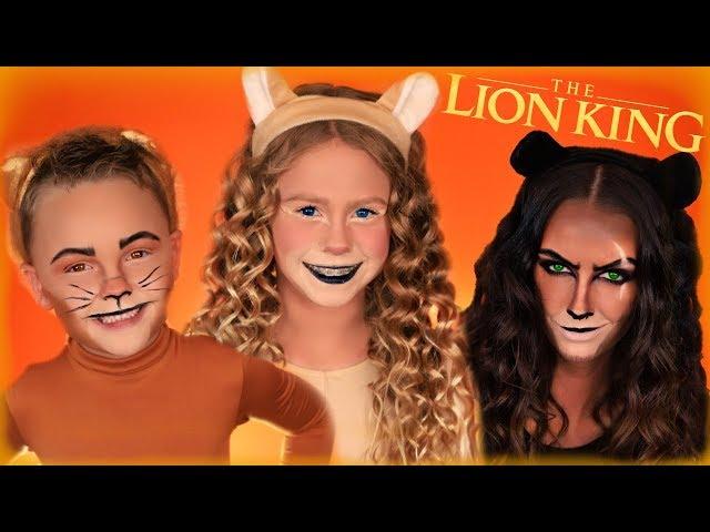 Disney The Lion King Simba, Nala, and Scar Makeup and Costumes!