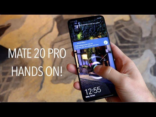 Huawei Mate 20 Pro Hands On And Impressions!