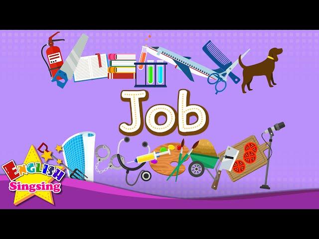 Kids vocabulary - [Old] Jobs - Let's learn about jobs - Learn English for kids