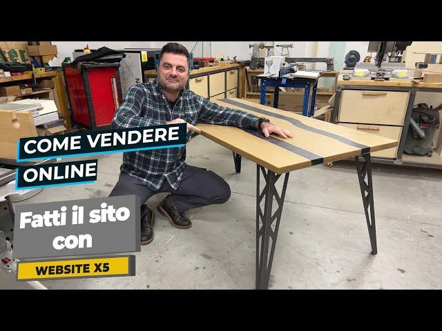 Creare un E-Commerce per vendere online in modo facile con WEBSITE X5