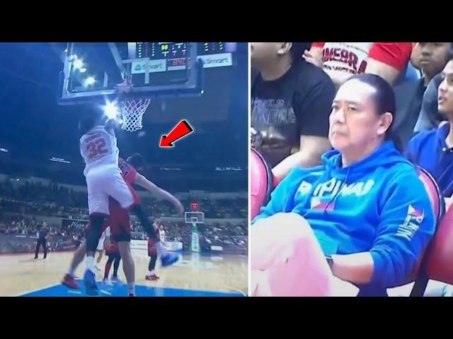 Al Chua can't Believe Justin Brownlee Crazy in your face poster Dunk over Cahilig!