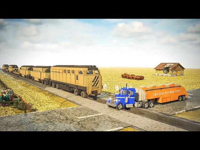 Armored Train DLC vs Vehicles | Teardown