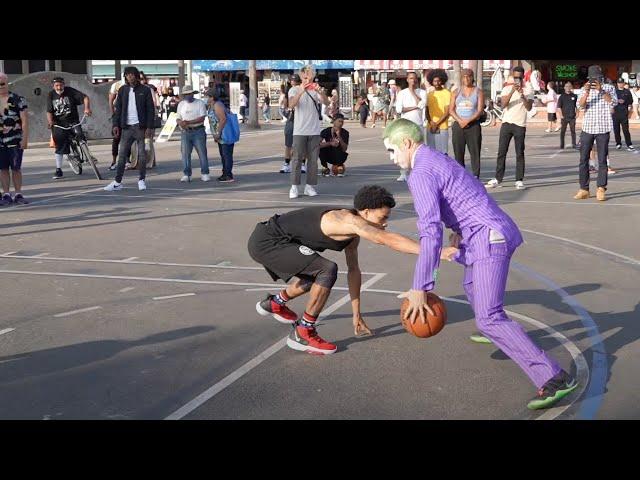 The Joker & Harley Quinn 2v2 Basketball.. My first public date EVER