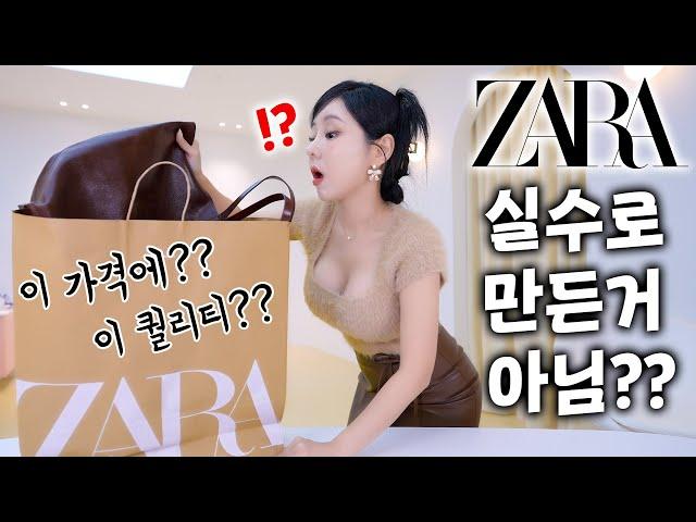 잘사면 명품백 안부러운 자라 가방 신상 6종 대량구매 하울  내돈내산 ZARA | 윤쨔미