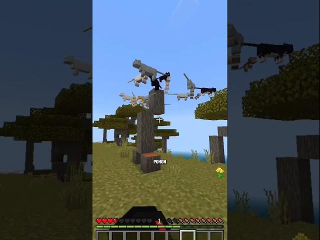 Gaboleh Ketemu Hewan Kotak Di Minecraft Tapi, Main Game Kotak Kotakan #shorts