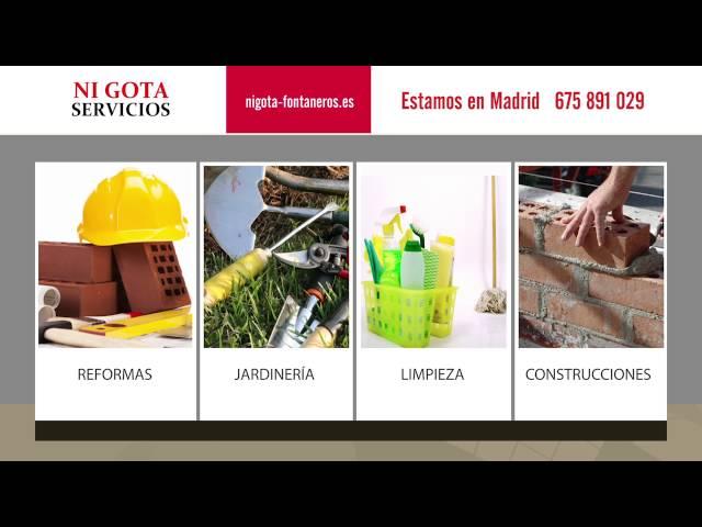 Ni Gota Servicios - Fontaneros y albañiles en Madrid