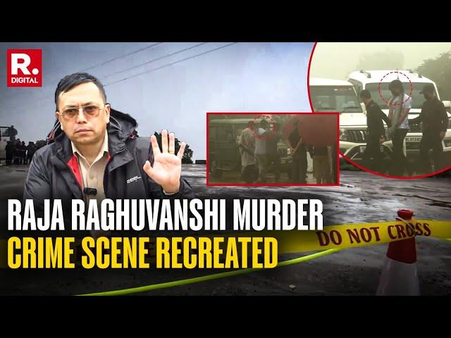 How Did Sonam Kill Her Husband Raja Raghuvanshi? Police Recreate Crime Scene At Cherrapunji