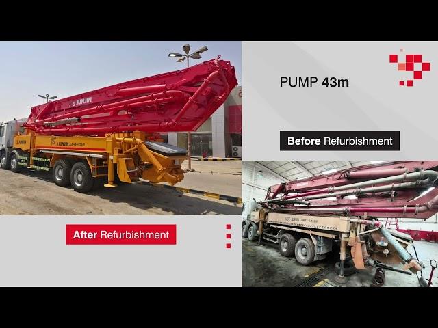 KICE REFURBISHED concrete pump solution like new!