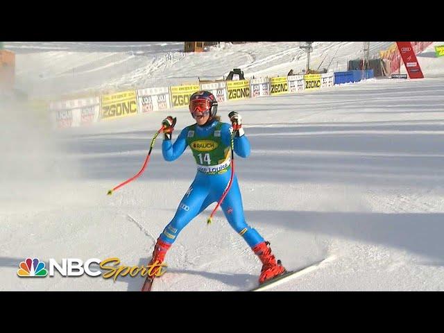 Sofia Goggia completes Lake Louise World Cup sweep with super-G win | NBC Sports