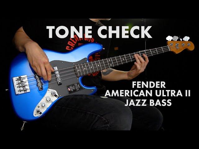 TONE CHECK: Fender American Ultra II Jazz Bass Demo | Cream City Music