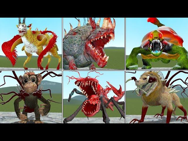 ALL NEW ZOOCHOSIS MUTANTS FAMILY In Garry's Mod !!