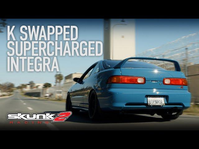 Supercharged K-Swapped RHD Integra! Skunk2 Racing Vehicle Feature