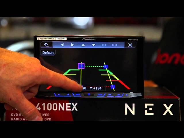 How to adjust the backup lines on the Pioneer NEX radios