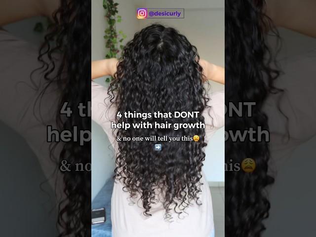 Truth about long hair - DONT waste money on these products! MYTHS ABOUT HAIR GROWTH ‍️#Curls