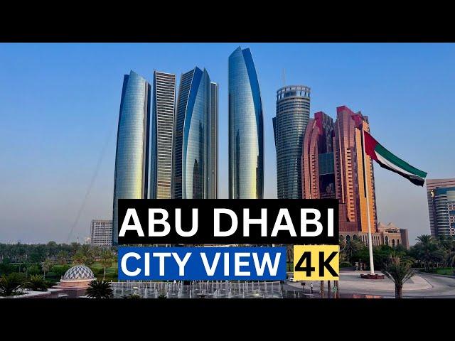 Abu Dhabi City Driving Tour 4K | UAE |